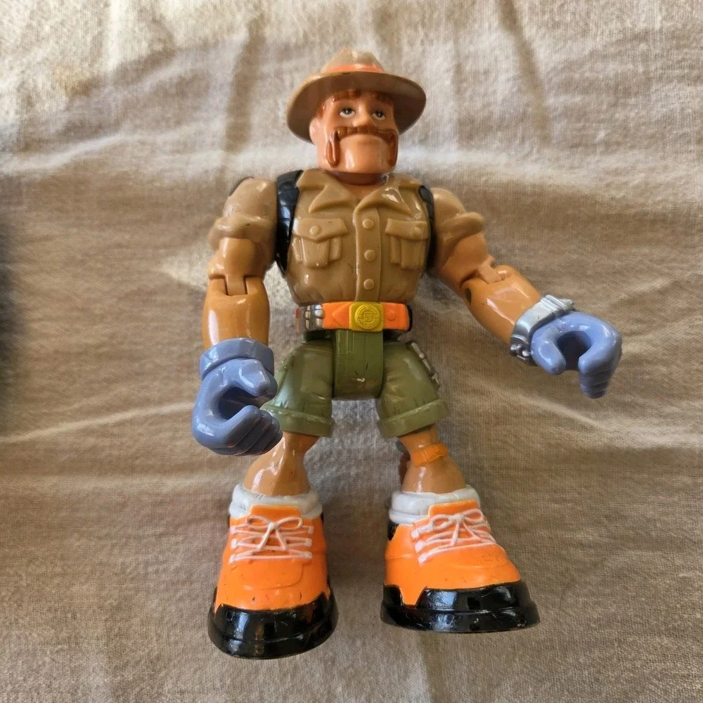 2001 Mattel Fisher‎ Price Rescue Heroes Action Figures Lot Of 3 Police Ranger